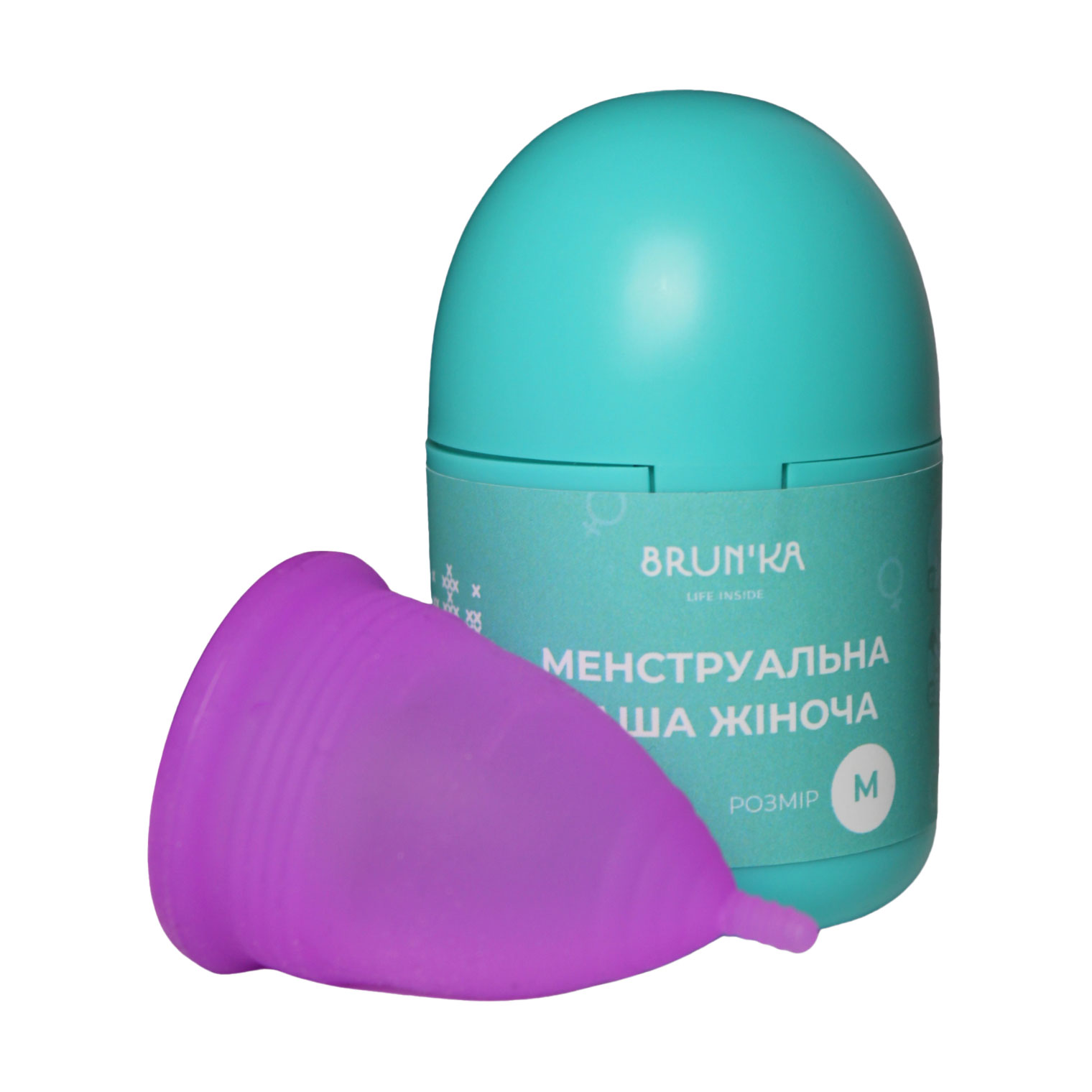 Менструальна чаша Brun'ka з боксом для зберігання, розмір M